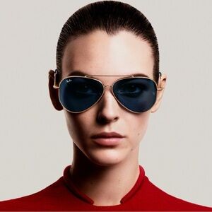 New w/ Tags Ray-Ban Blue Aviator Sunglasses